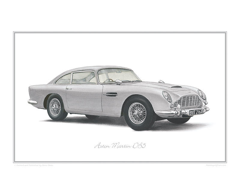 Aston Martin DB5 Car print