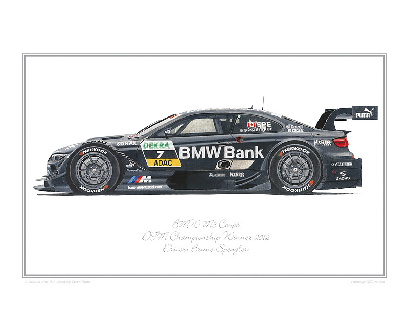 BMW M3 Coupe classic car print