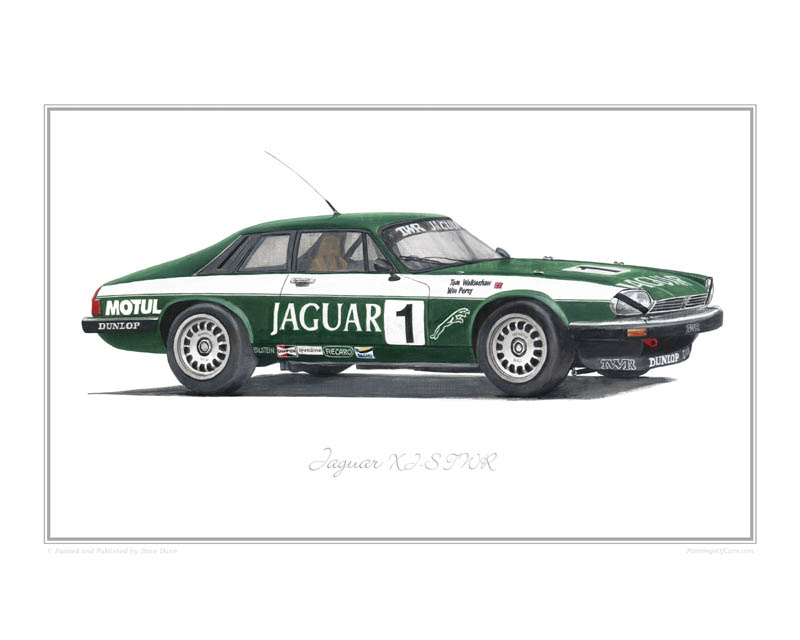 Jaguar TWR XJ-S classic car print