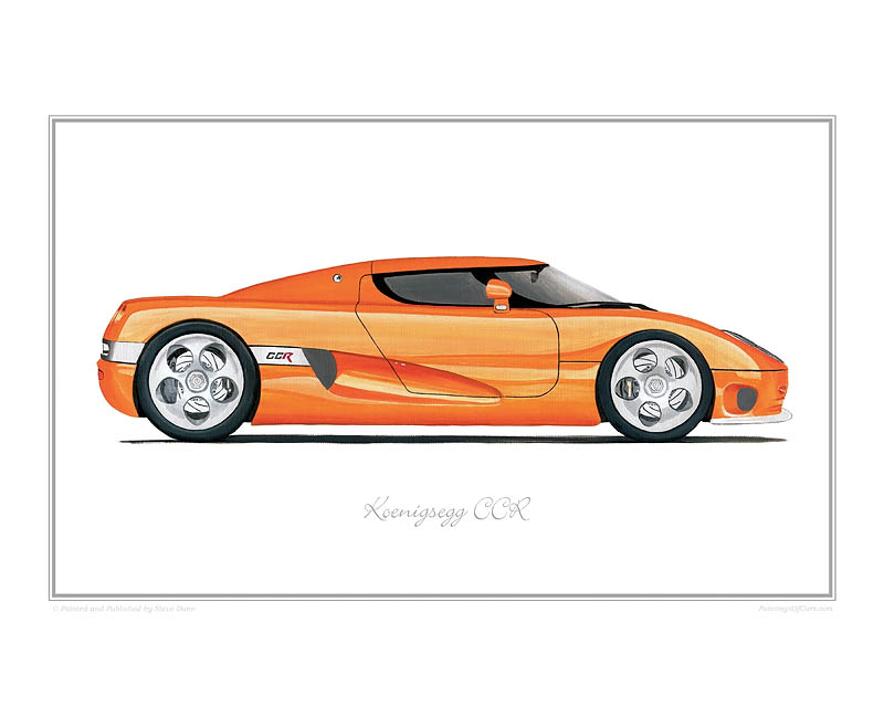 Koenigsegg Car print