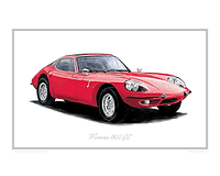 Marcos 1800GT classic car print