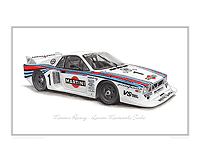 Martini Lancia Montecarlo Turbo classic car print