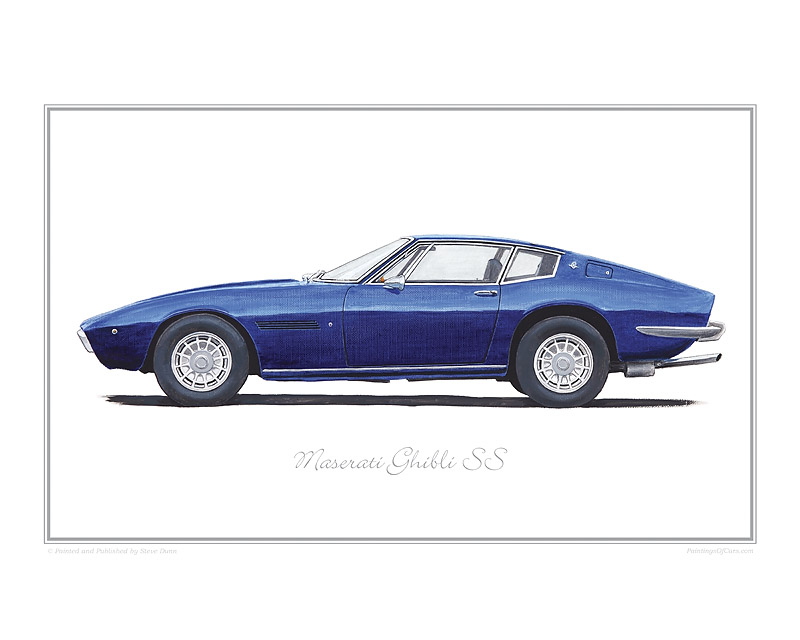 Maserati Ghibli SS Car print