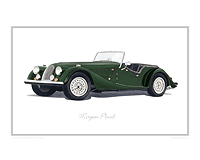 Morgan Plus 8 classic car print