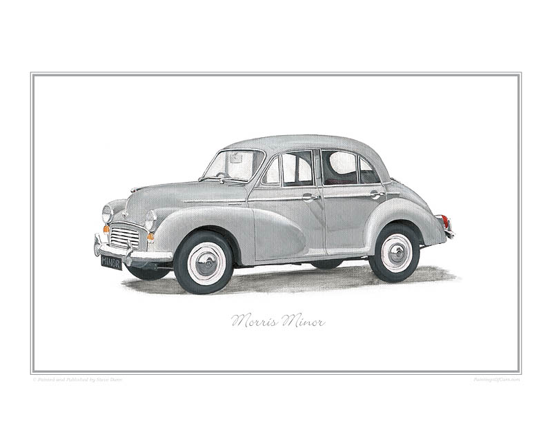 Morris Minor Car print