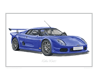Noble M400 classic car print