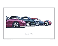 TVR Cerbera Chimaera Griffith Tuscan classic car print