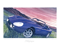 TVR Griffith classic car print