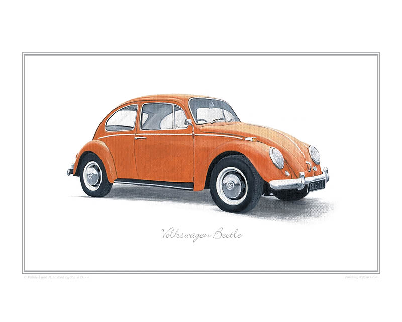 Volkswagen Beetle Car print